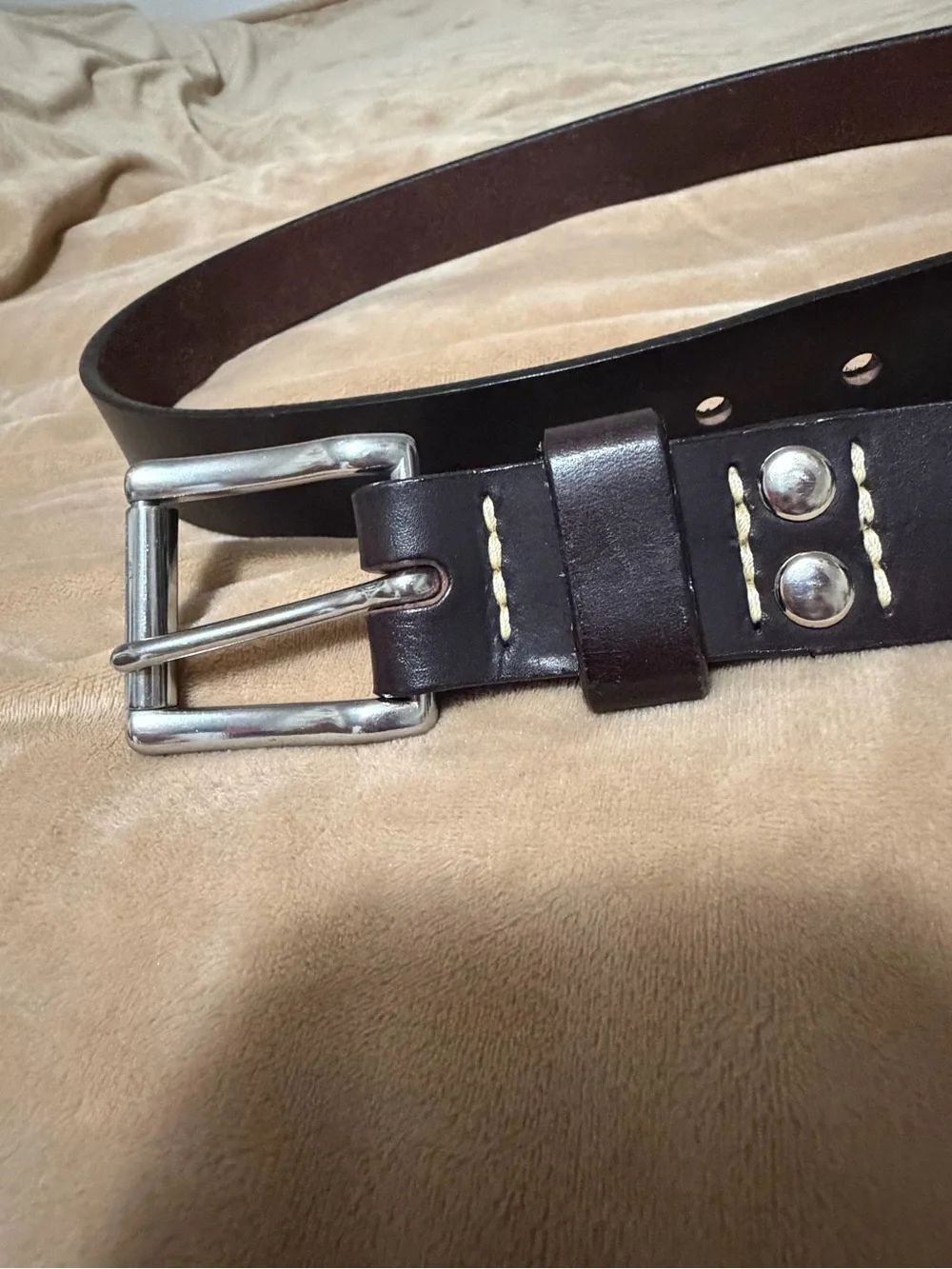 Bill’s Khaki’s Men's Original Bridle Leather Belt - Black Size 40/42 Moto